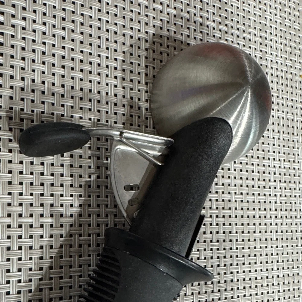 OXO Stainless Steel Ice Cream Scoop with Black Handle
